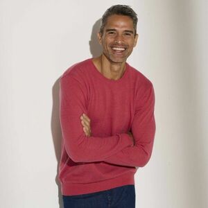 Kerek nyakú pulóver, 100% akril kép