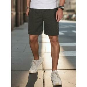 Férfi rövidnadrág sötét szürke kép