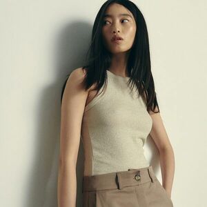 Reserved - Felső fémes szállal - Bézs kép