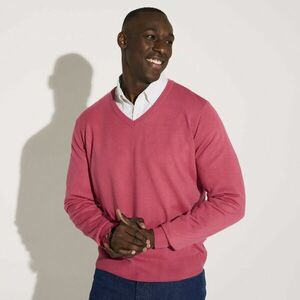 V-nyakú pulóver, 100% akril kép