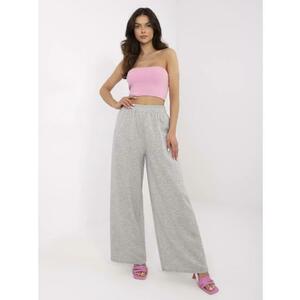 Szürke melírozott alap nadrág zsebek nélkül kép