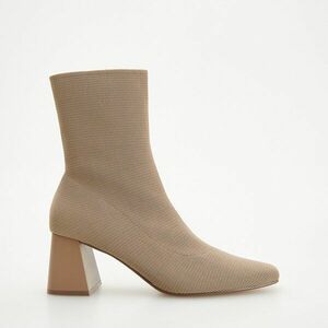 Reserved - Magas sarkú bokacsizma - Bézs kép