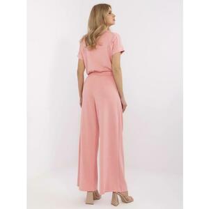 Barack színű alapvető melegítő nadrág redőkkel kép