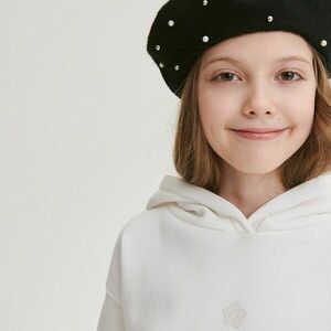 Reserved - Mintás melegítőfelső - Krém kép