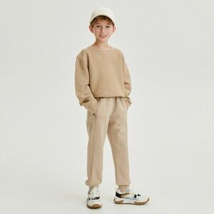 Reserved - Melegítőjogger cipzárakkal - Bézs kép