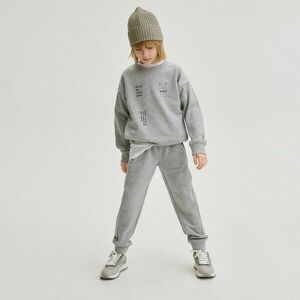 Reserved - Melegítőjogger cipzáras díszítéssel - Világosszürke kép