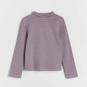 Reserved - Csíkos, hosszú ujjú póló - Rózsaszín kép