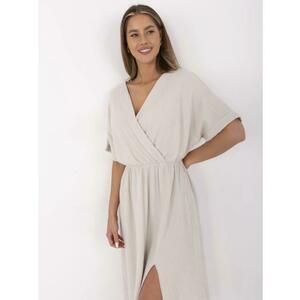 Bézs muszlin nyári ruha kép