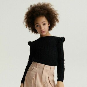 Reserved - Áttört pulóver - Fekete kép