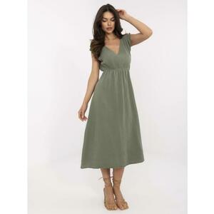 Kaki nyári muszlin ruha kép