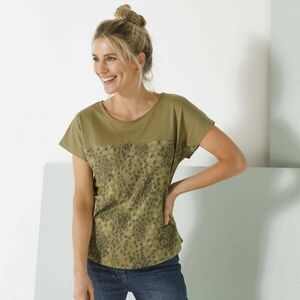 Póló kerek nyakkal és nyomtatással kép