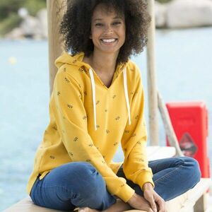 Molton kapucnis pulóver kapucnival és nyomtatással kép