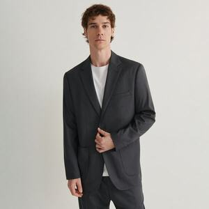 Reserved - Slim fit blézer - Szürke kép
