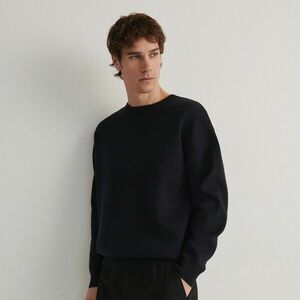 Reserved - Pamutpulóver - Tengerészkék kép