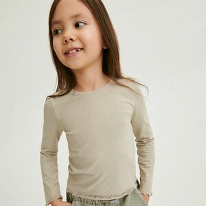 Reserved - Hosszú ujjú póló rátéttel - Zöld kép