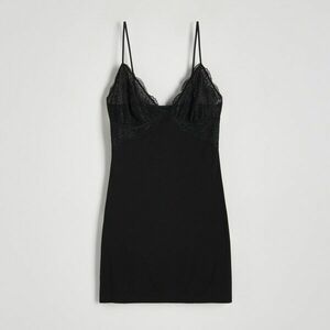 Reserved - Csipkés hálóing - Fekete kép