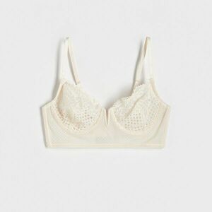 Reserved - Csipkés melltartó - Krém kép