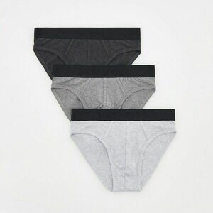 Reserved - 3 pamutban gazdag bugyi - Szürke kép