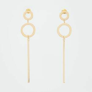 Reserved - Lógó fülbevaló - Arany kép