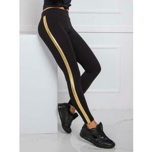 Fekete-arany leggings Rissa RUE PARIS kép