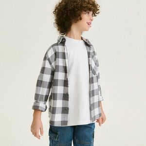 Reserved - Regular fit flaneling - Szürke kép