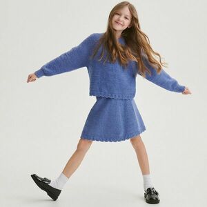 Reserved - Kötött szoknya - Kék kép