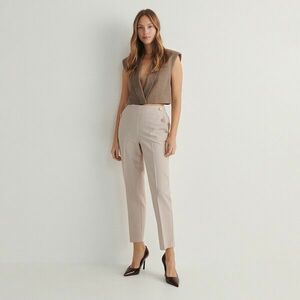 Reserved - Szivarnadrág gombokkal - Bézs kép