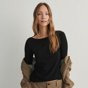 Reserved - Pamutban gazdag felső - Fekete kép