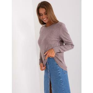 Világoskék oversized kötött ruha kép