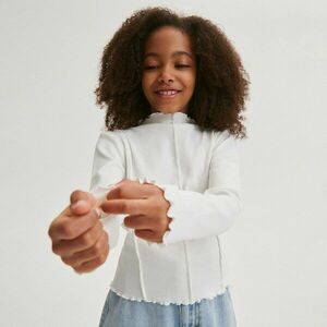 Reserved - Bordás felső - Krém kép