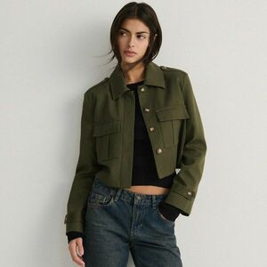 Reserved - Viszkózkeverék ingdzseki - Khaki kép