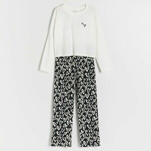 Reserved - Kétrészes pizsamaszett - Fekete kép