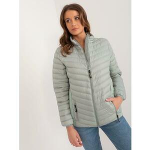 Pisztácia színű steppelt kabát zsebekkel SUBLEVEL kép