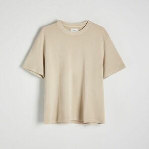 Reserved - Kőmosott hatású póló - Bézs kép