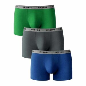 3 darabos EKSIOS hosszított boxeralsó szett rugalmas derékkal kép