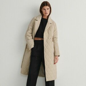 Reserved - Steppelt kabát övvel - Bézs kép