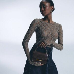 Reserved - Keresztpántos táska - Barna kép