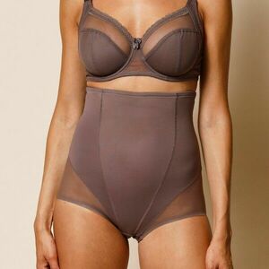 Magas derekú bugyi, kötött és összehúzható tüllből kép