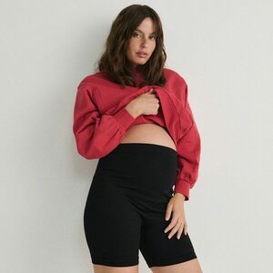 Reserved - Varrás nélküli biciklis rövidnadrág - Fekete kép