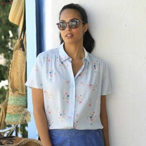 Rövid ujjú ing, békatalp és virágmintás ing kép