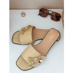 TEDDYLUXE női papucs, bézs kép