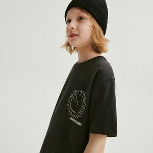 Reserved - Nyomott mintás T-shirt - Szürke kép