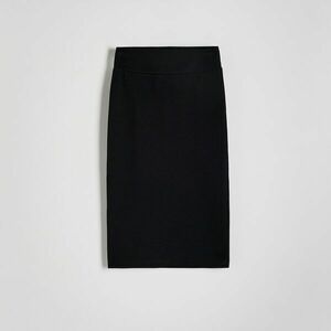 Reserved - Egyszerű midiszoknya - Fekete kép