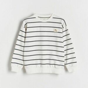 Reserved - Csíkos melegítőfelső - Krém kép