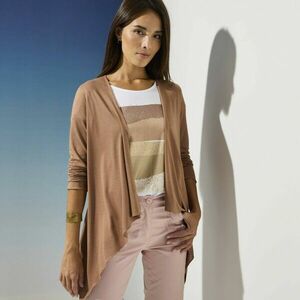 Folyó kardigán aszimmetrikus előlappal kép