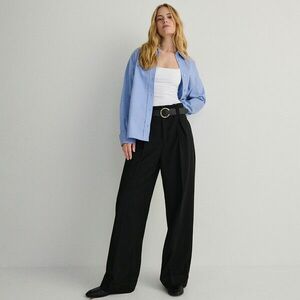 Reserved - Nadrág övvel - Fekete kép