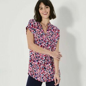 Tunika felhajtott ujjakkal és nyomtatással kép