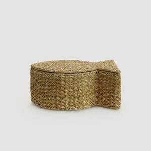 Reserved - Hal alakú kosár - Barna kép