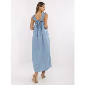 Kék nyári ruha nyakkendővel a hátán kép