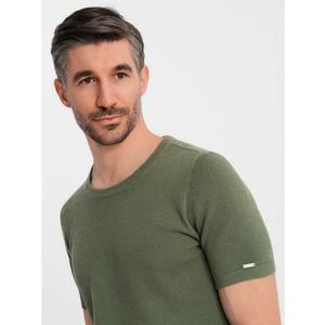 Hosszú, steppelt férfi kabát kapucnival – szürke V2 OM-JALJ-0264 kép